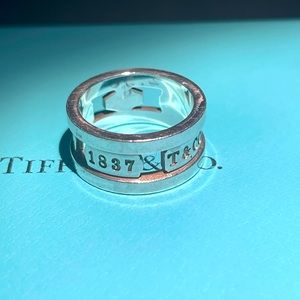 Tiffany & Co. Elements cut out sterling ring